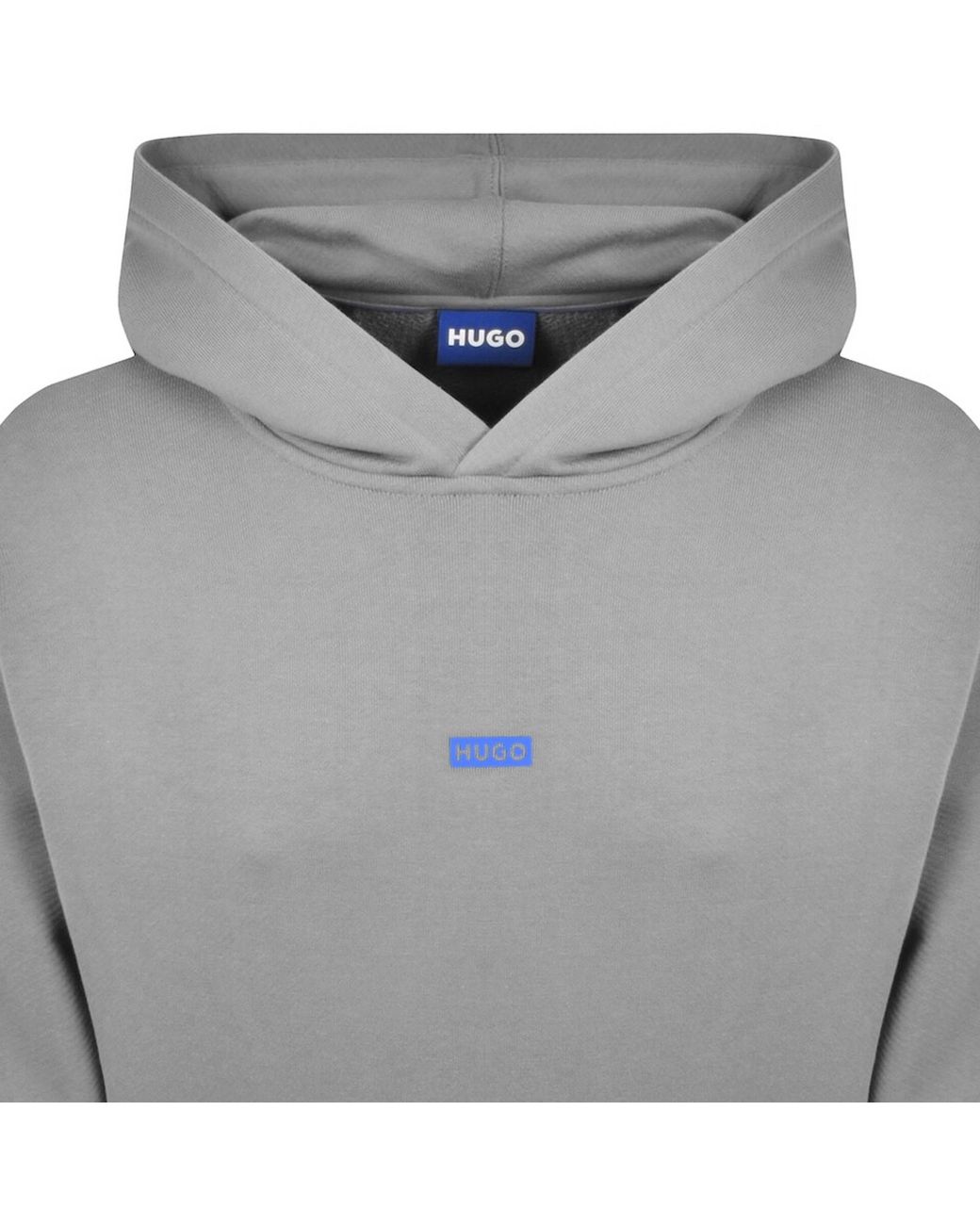 HUGO Gray Nazardo Hoodie for men