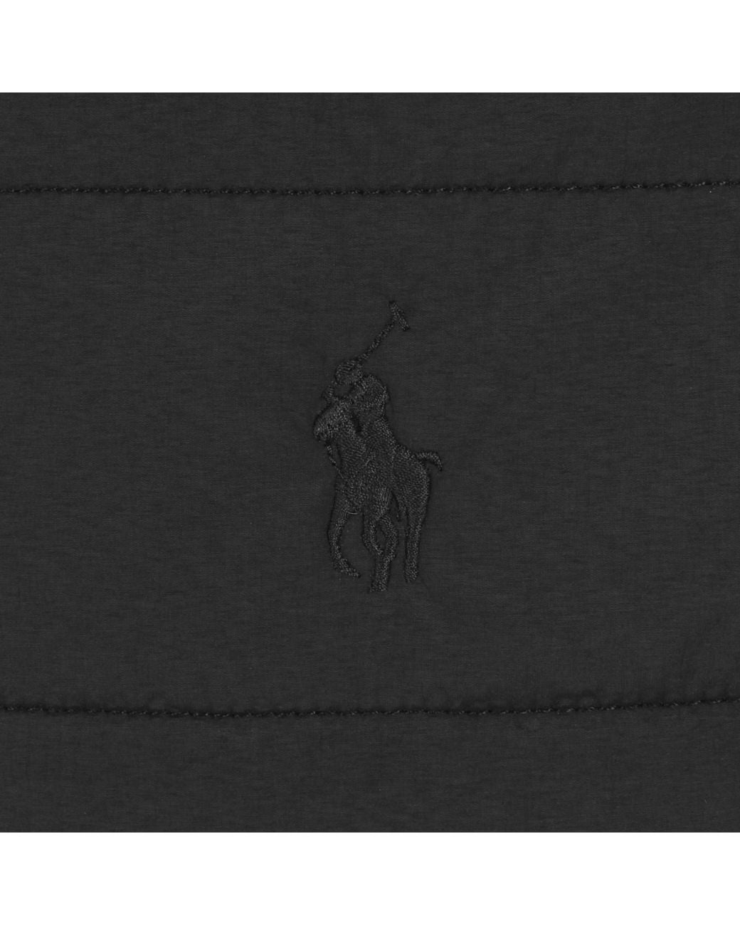Ralph Lauren Black Hybrid Gilet for men