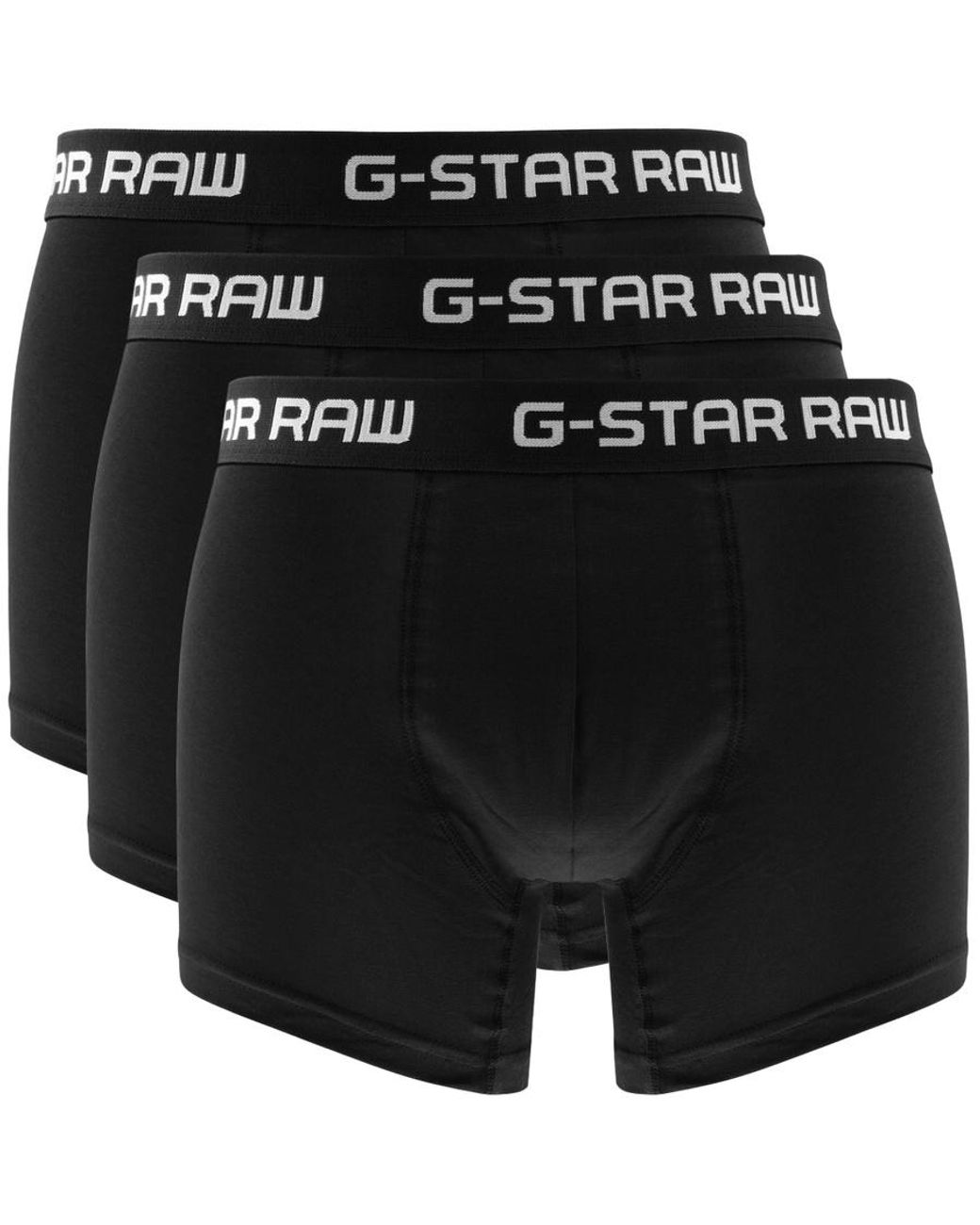 G-Star RAW Cotton Raw 3 Pack Boxer Shorts in Black for Men | Lyst