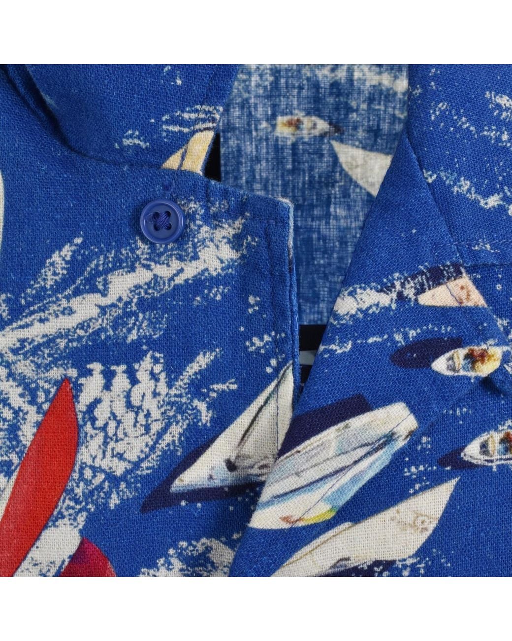 Tommy Hilfiger Blue All Over Print Shirt for men