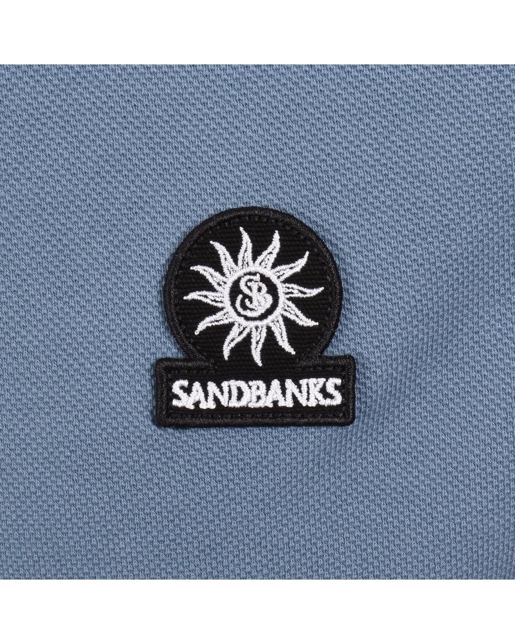 Sandbanks Blue Badge Logo Polo T Shirt for men