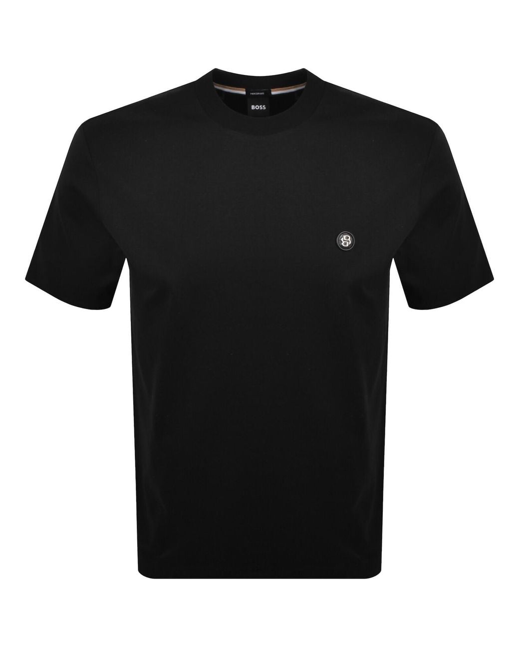 BOSS BUSINESS Black Boss C Taut 01 Mercerised T Shirt for men