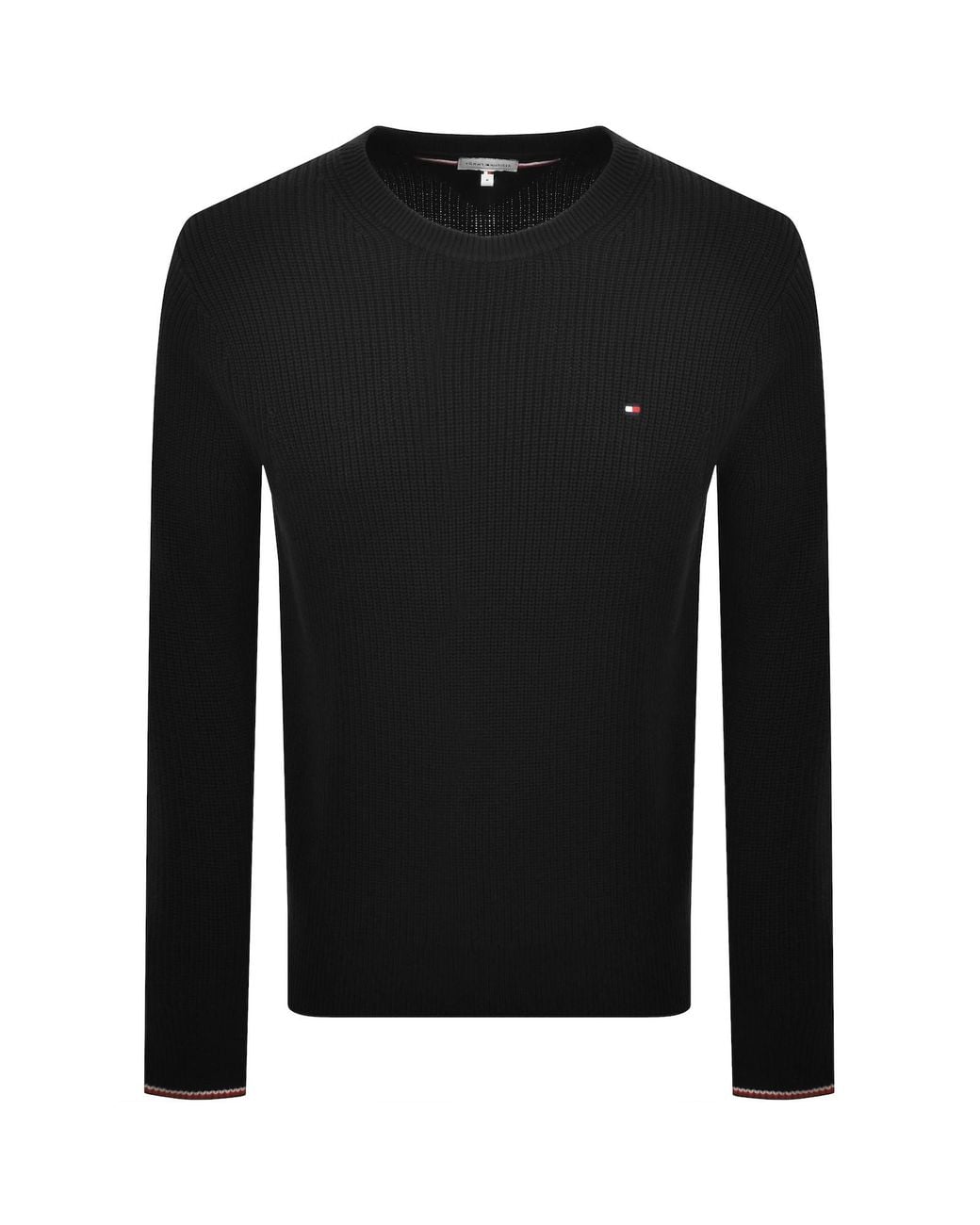 Tommy Hilfiger Black Knit Jumper for men
