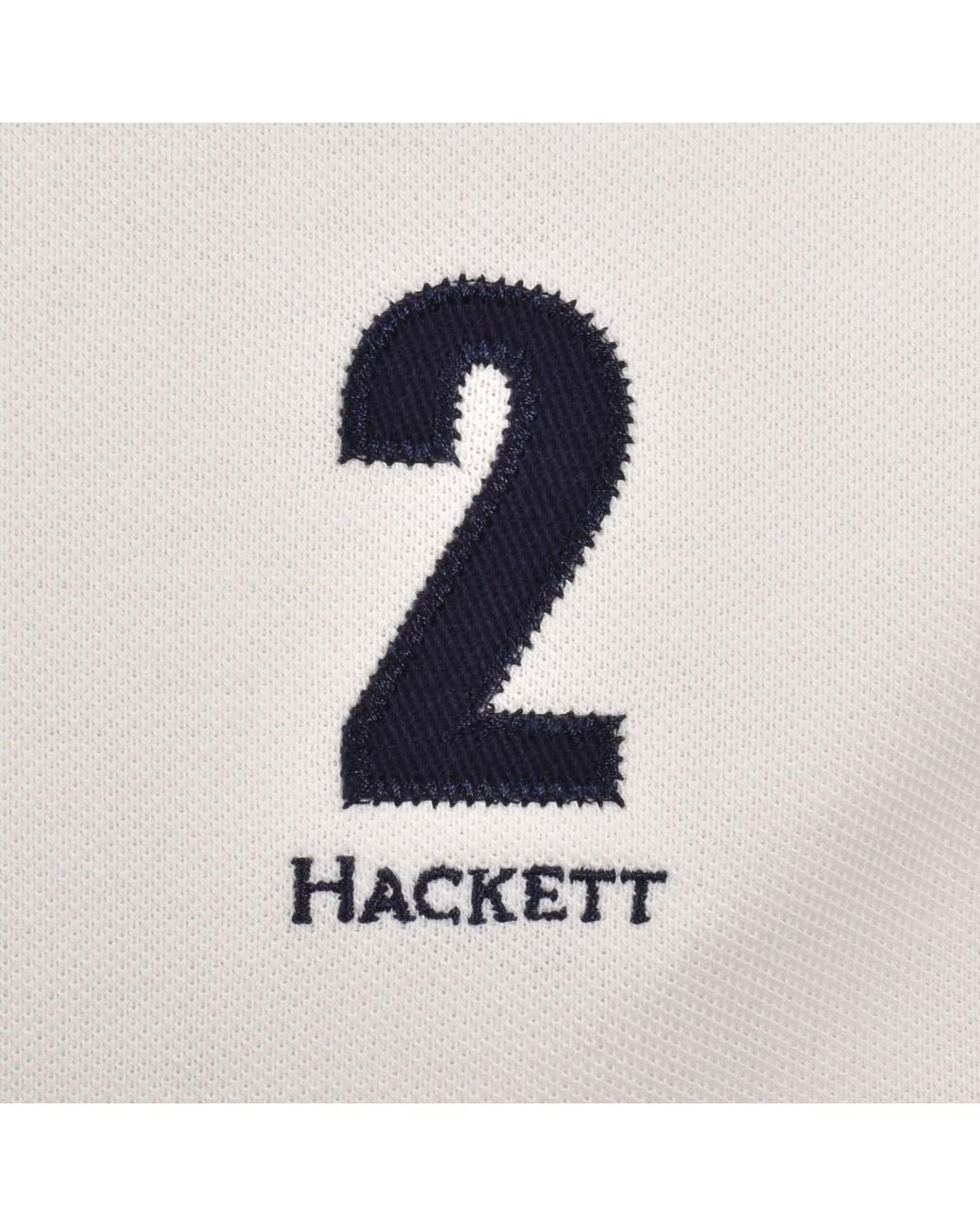 Hackett Gray Heritage Polo T Shirt Off for men