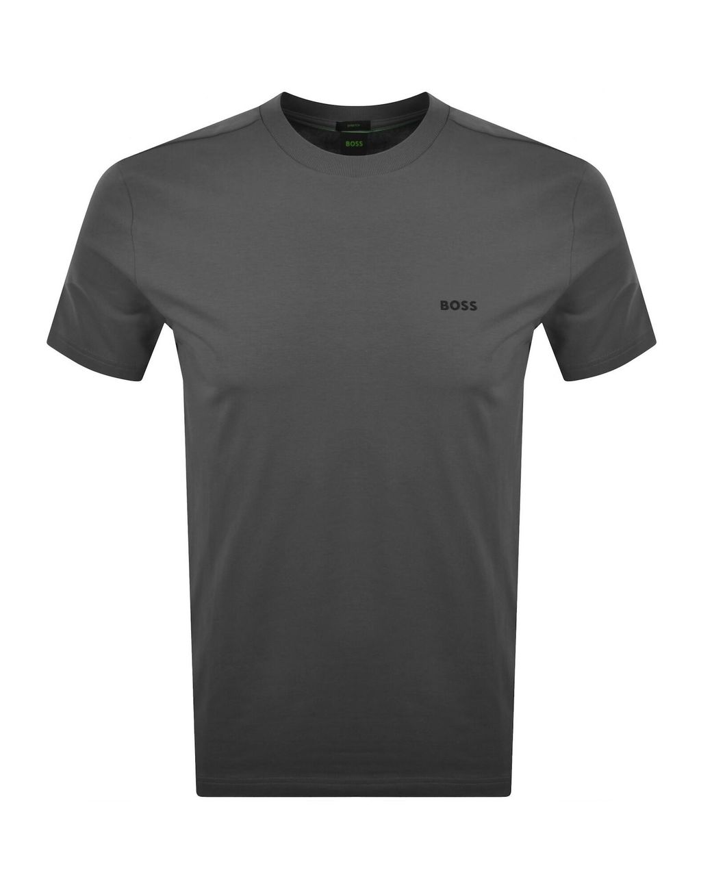 Boss Gray Boss Regular Fit T Shirt Open for men