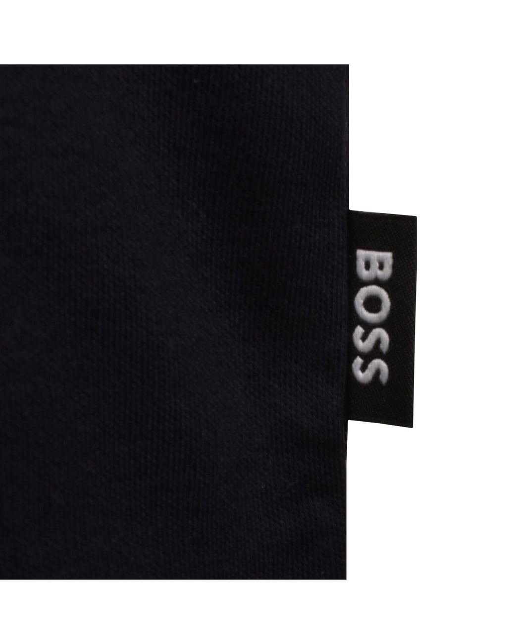 BOSS BUSINESS Black Boss Parlay Polo T Shirt Dark for men