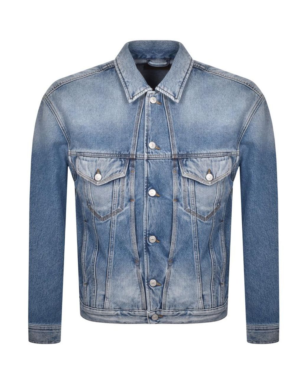 DIESEL D Bristy Denim Jacket in Blue for Men Lyst