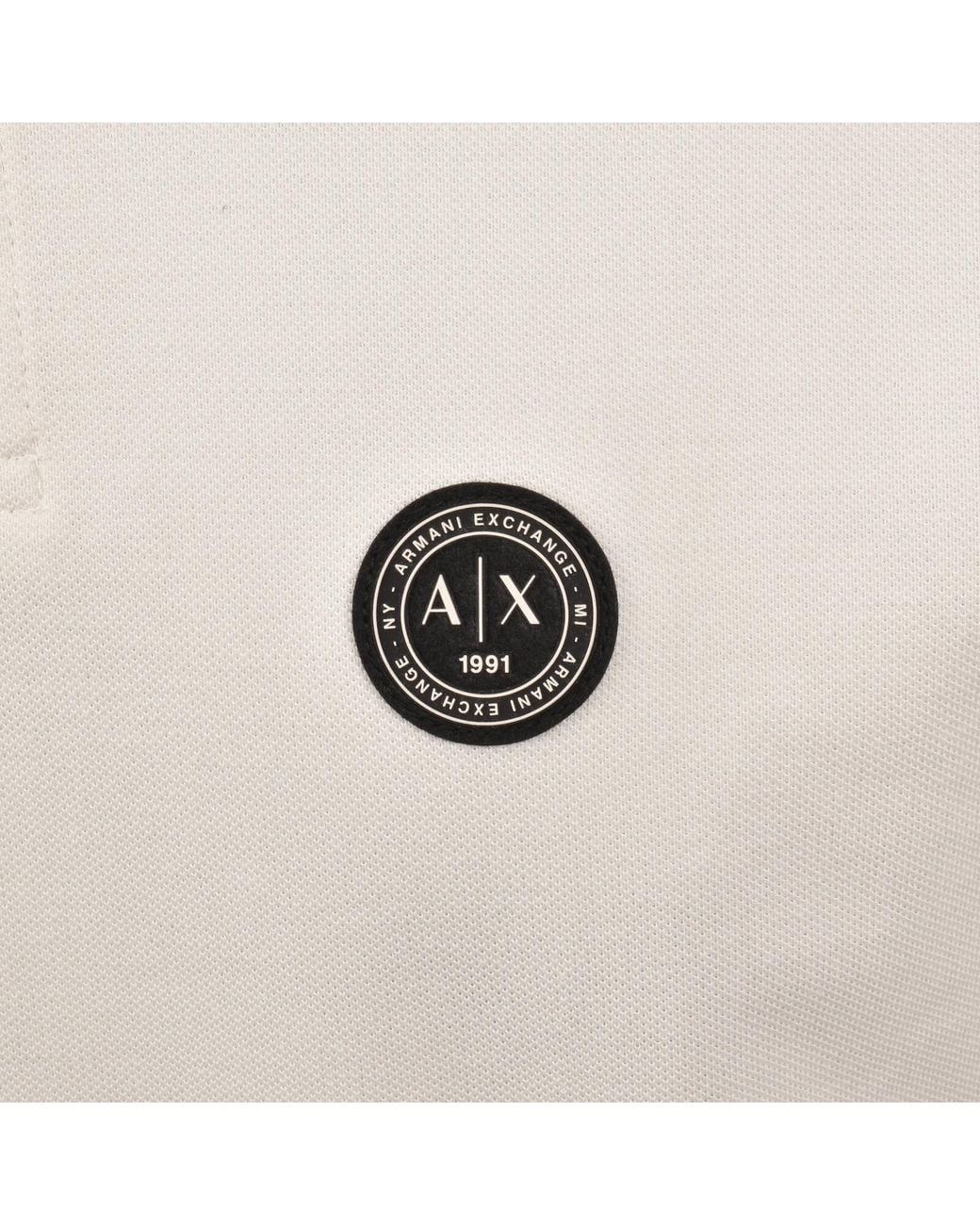 ARMANI EXCHANGE Gray Polo T Shirt for men