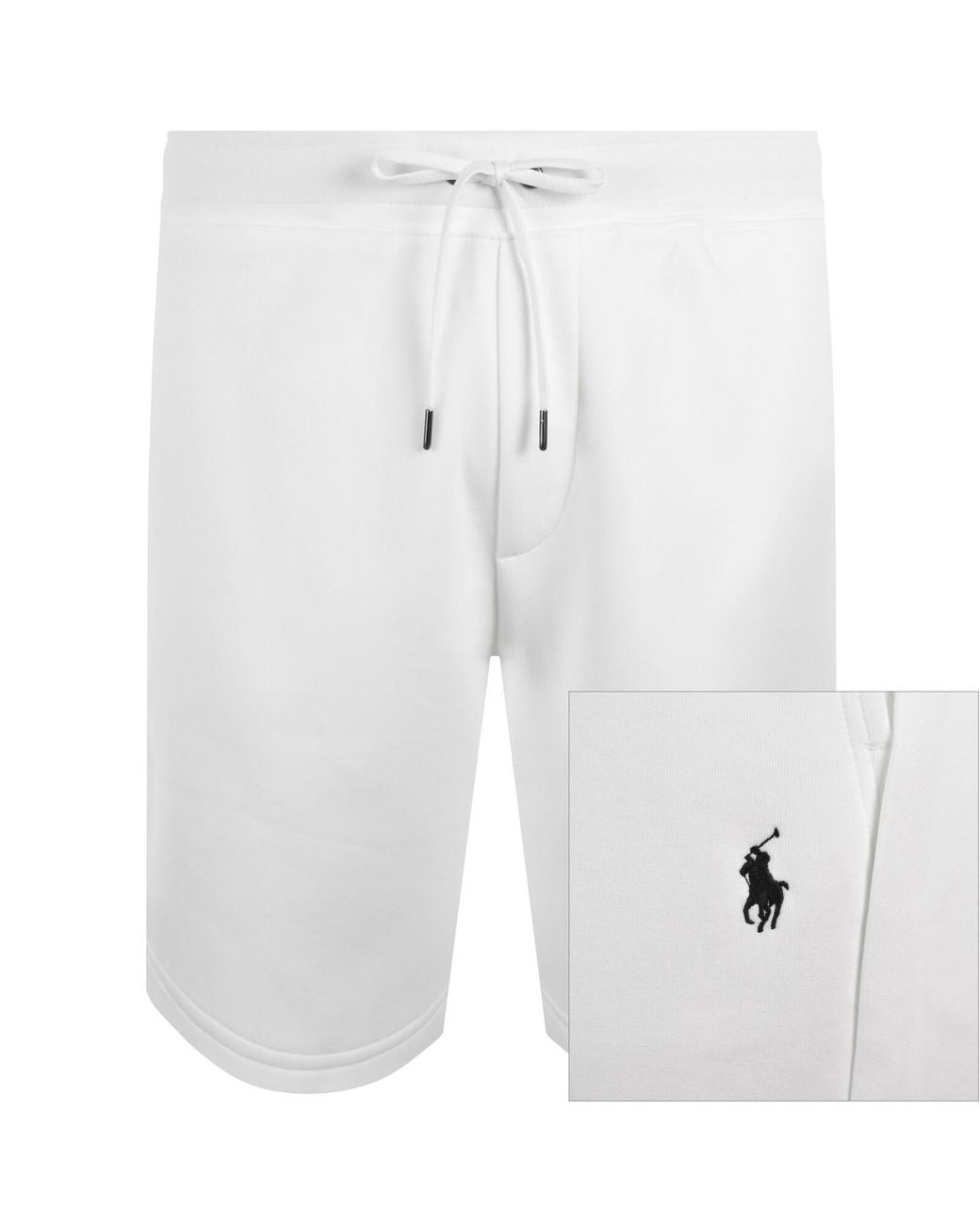 Ralph Lauren White Athletic Shorts for men