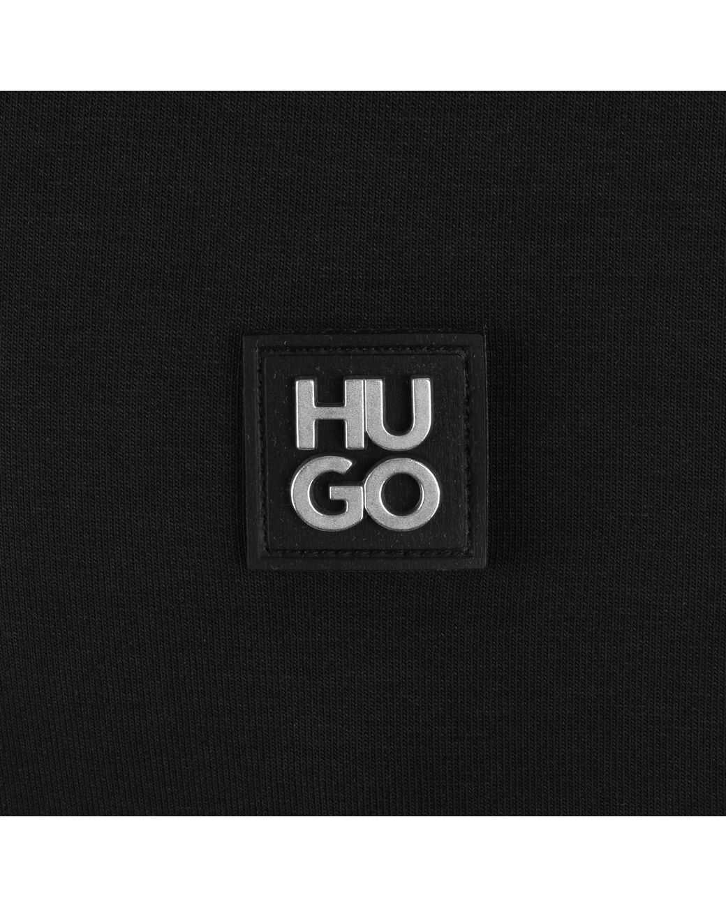 HUGO Black Dery Full Zip Sweatshirt for men