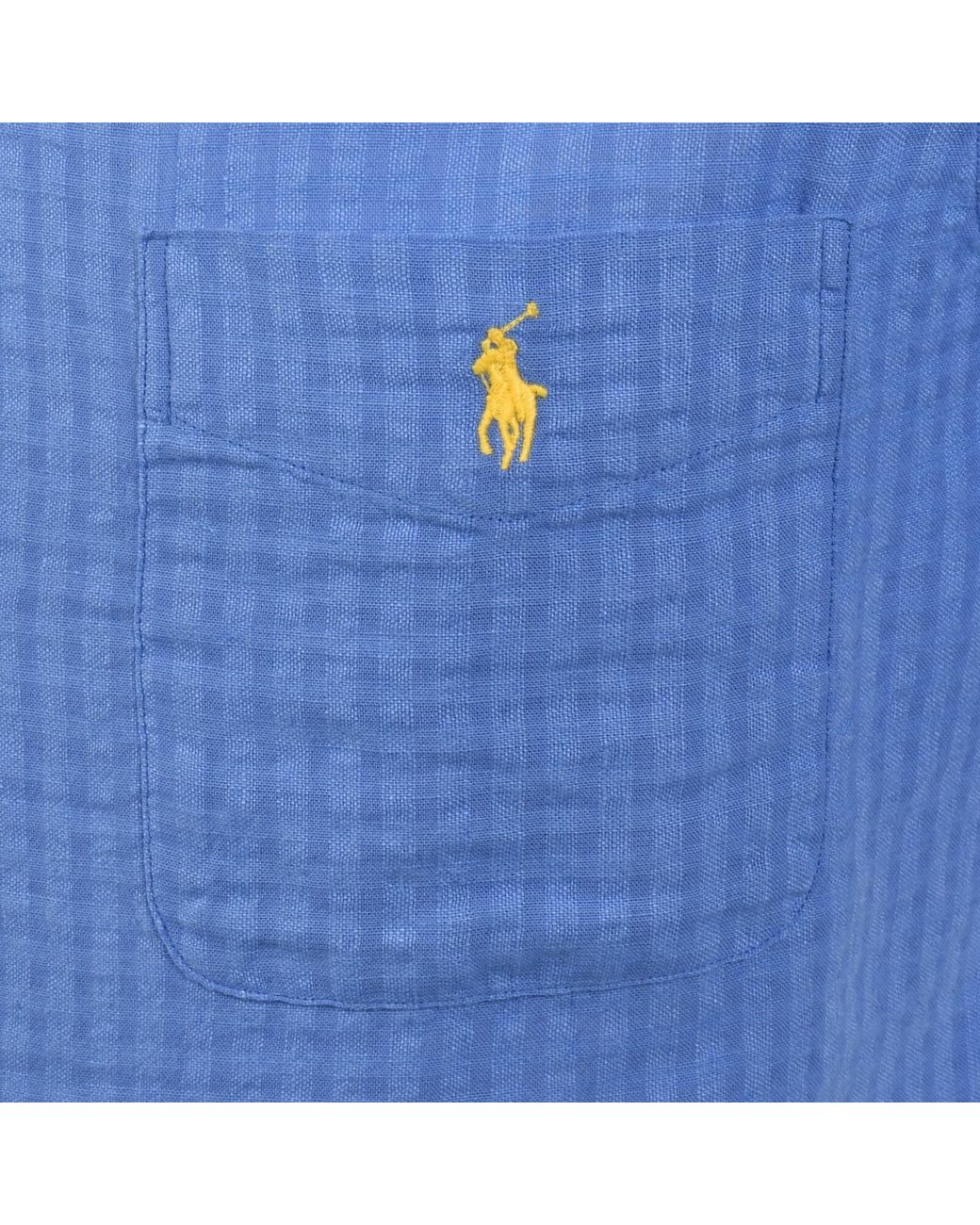 Ralph Lauren Blue Andy Pocket Shirt for men