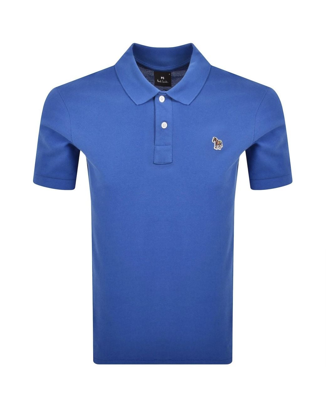 Paul Smith Blue Zebra Polo T Shirt for men