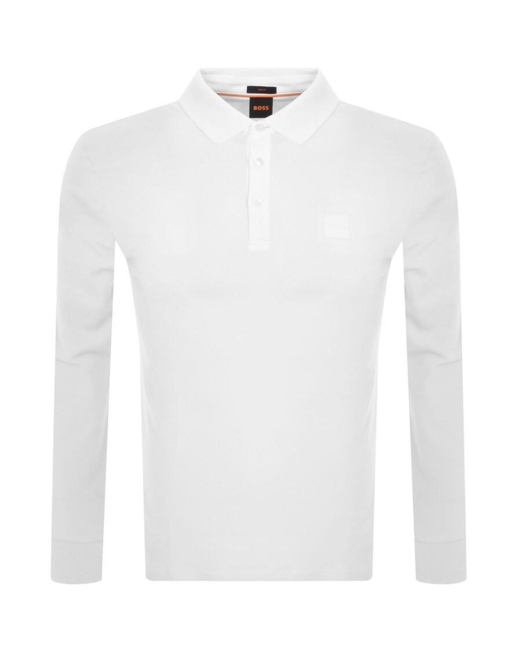 Boss passerby long outlet sleeve polo