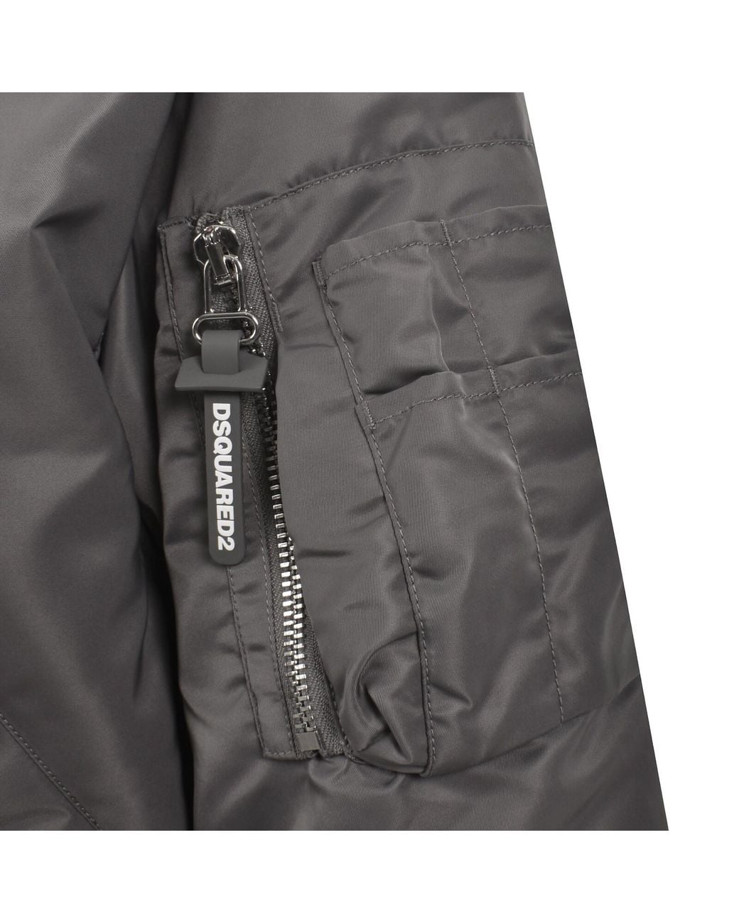 DSquared² Gray Sports Bomber Jacket for men