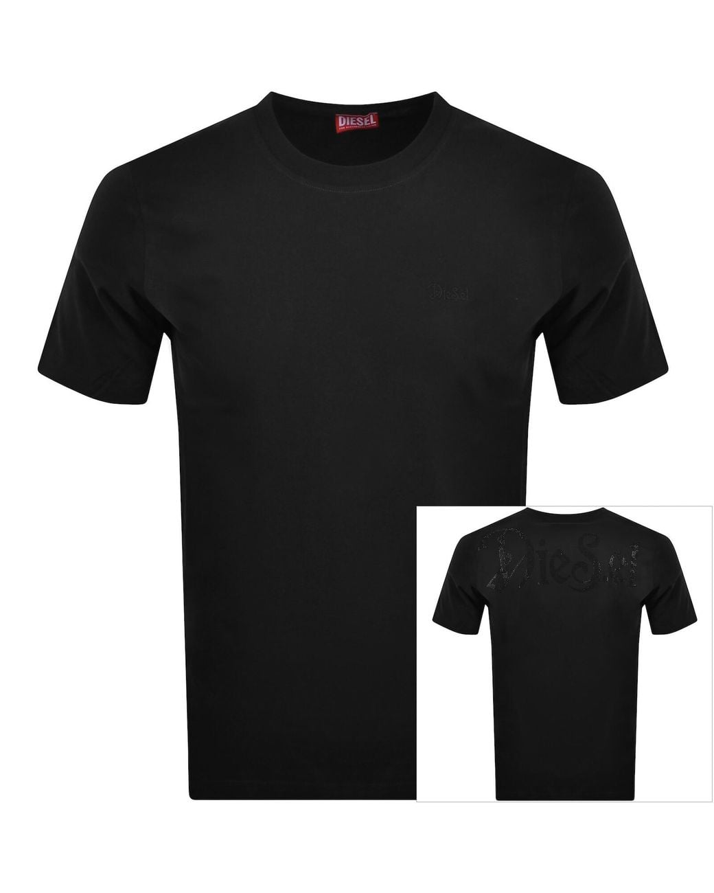 DIESEL Black T Boxt V15 T Shirt for men