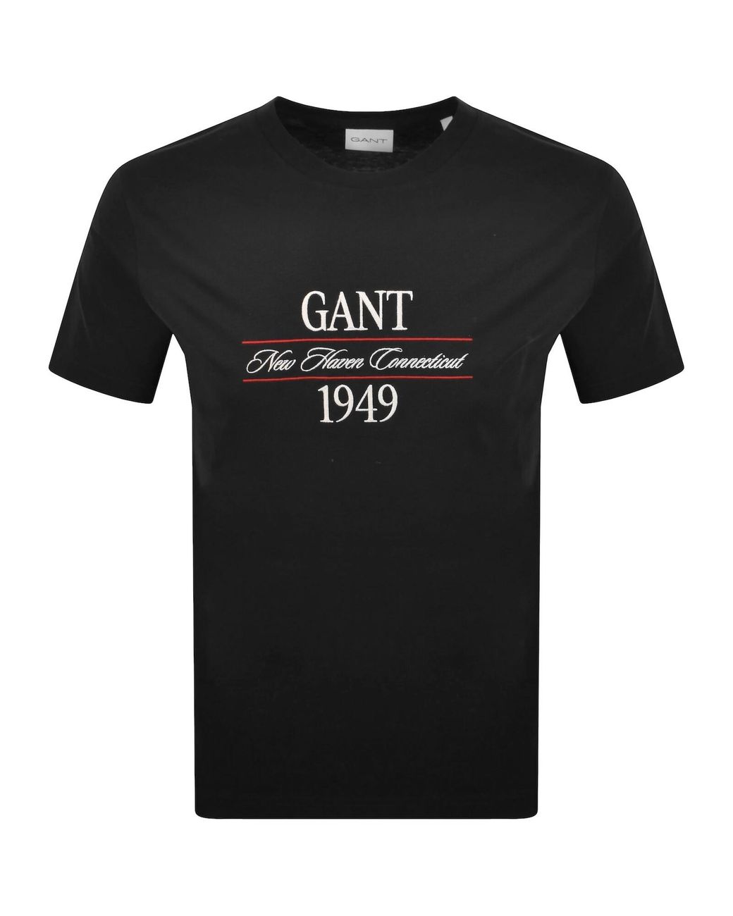 Gant Black Original Graphic T Shirt for men