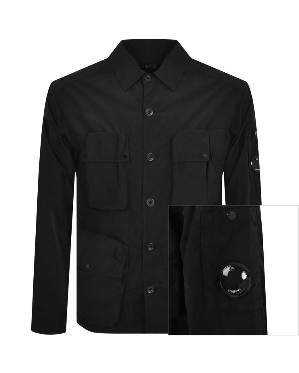 Cp company clearance micro lens overshirt