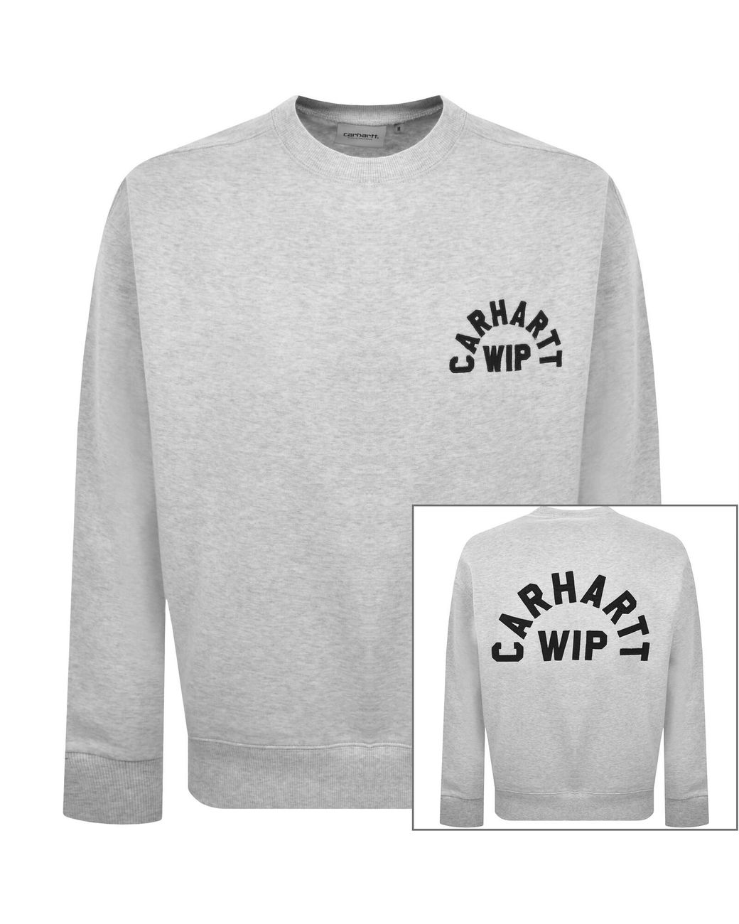 Carhartt Gray Arch Script Sweatshirt for men