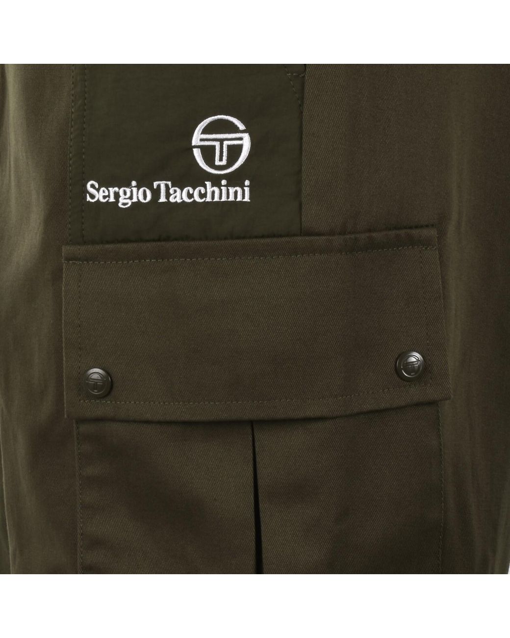 Sergio Tacchini Green Calisti Shorts for men