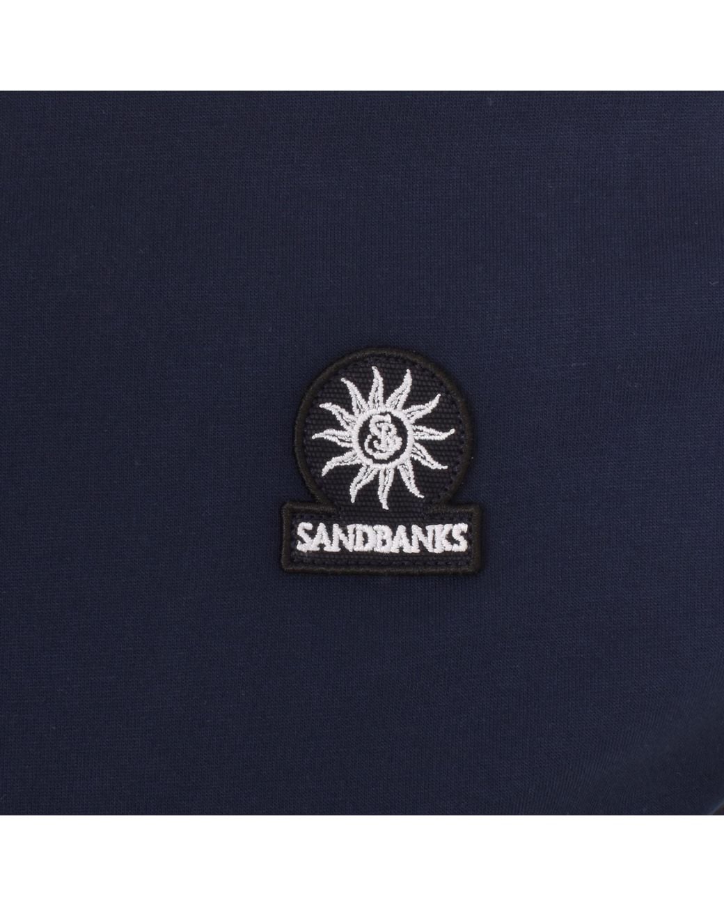 Sandbanks Blue Badge Logo T Shirt for men