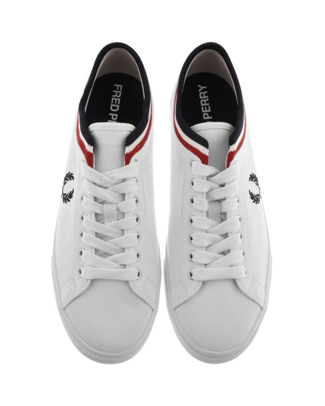 fred perry underspin leather trainers