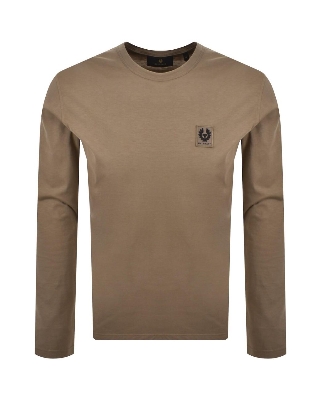 Belstaff Brown Long Sleeve T Shirt for men