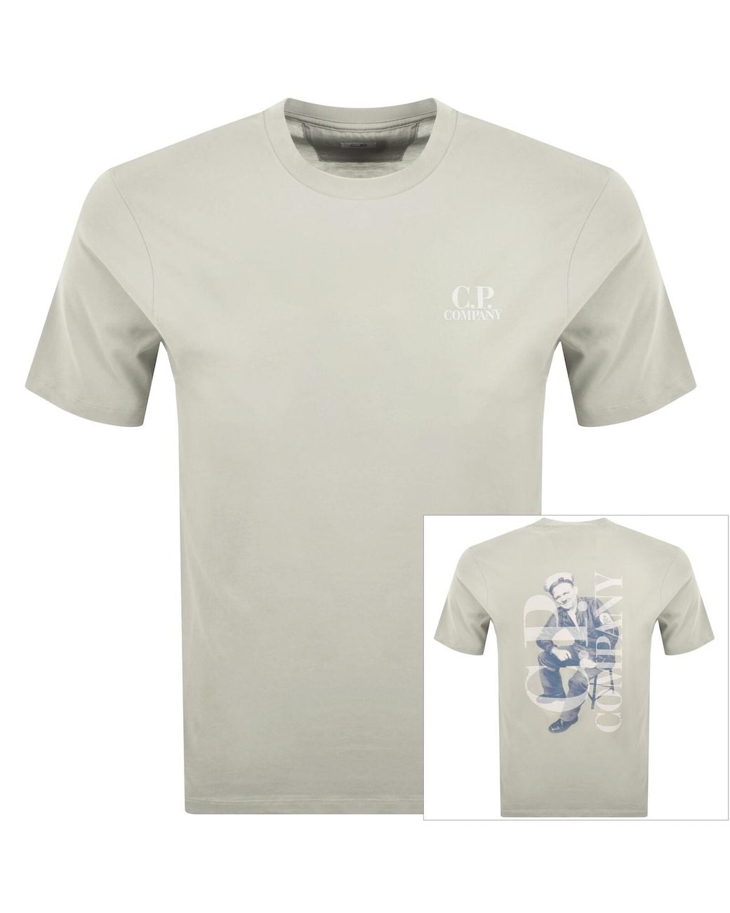 C P Company Gray Cp Company British Sailor T Shirt for men