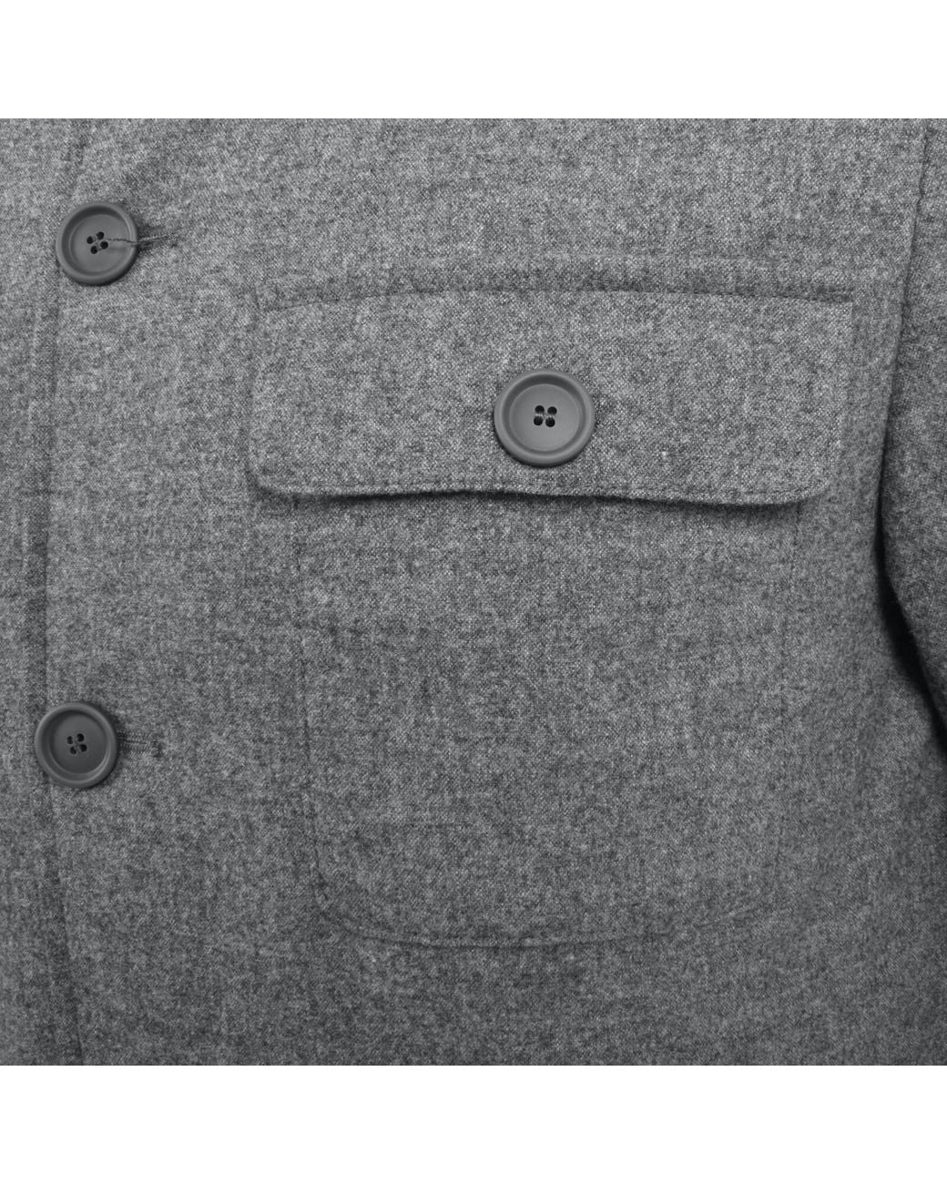 BOSS BUSINESS Gray Boss P Casper Overshirt for men