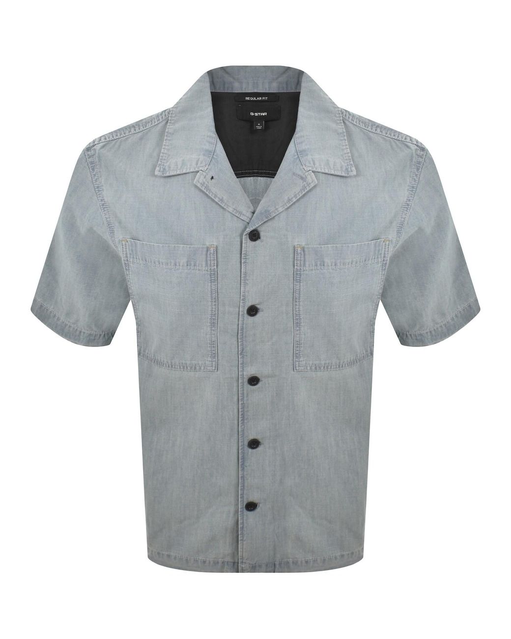 G-Star Gray G-Star Bowling Pocket Shirt for men