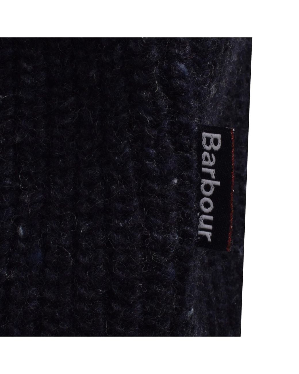 Barbour Blue Fleck Quarter Zip Jumper for men