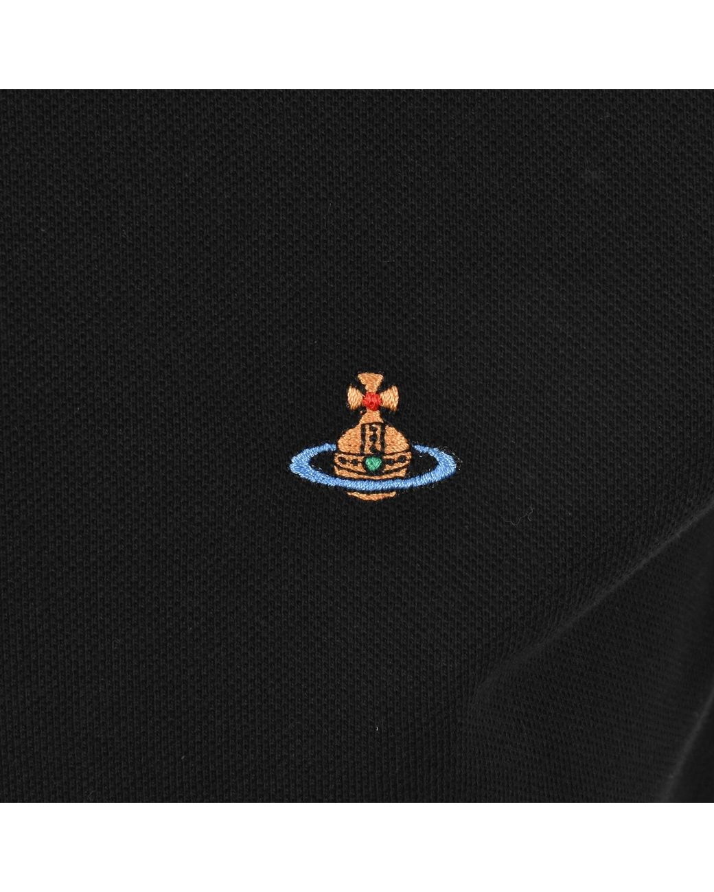 Vivienne Westwood Black Classic Polo for men
