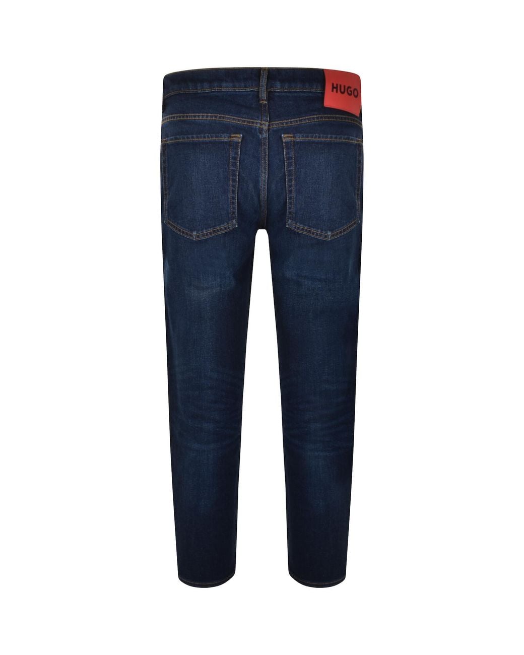 HUGO Blue 634 Tapered Fit Jeans Dark Wash for men