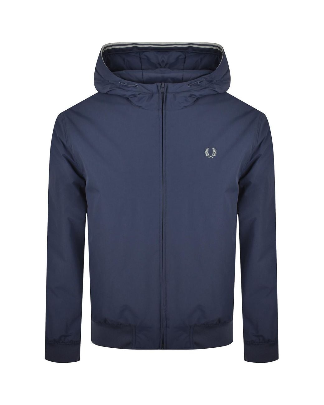 Fred Perry Blue Brentham Hooded Jacket for men