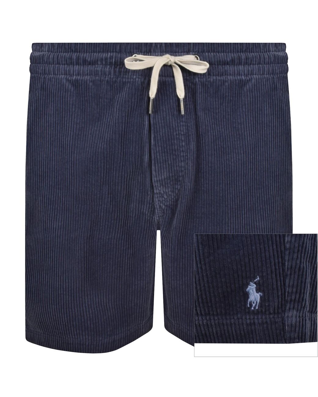Ralph Lauren Blue Corduroy Shorts for men