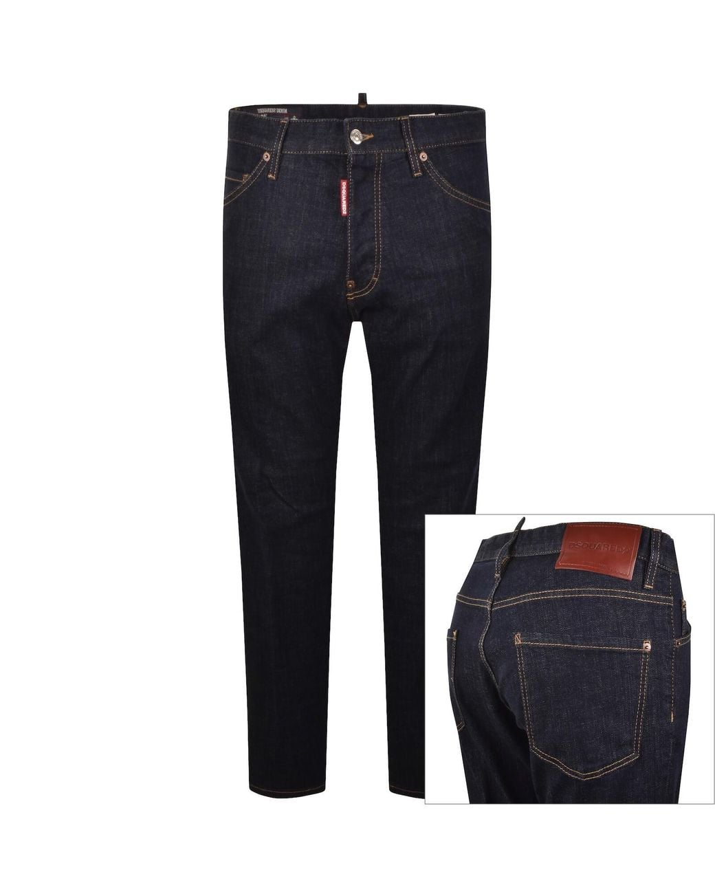 DSquared² Blue Teddy Jeans for men