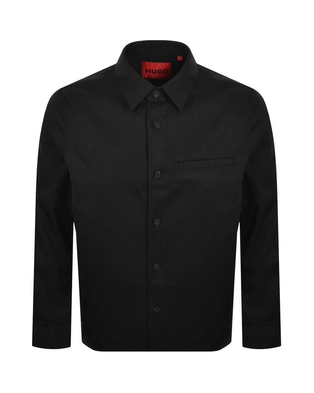 HUGO Black Enock Overshirt Jacket for men