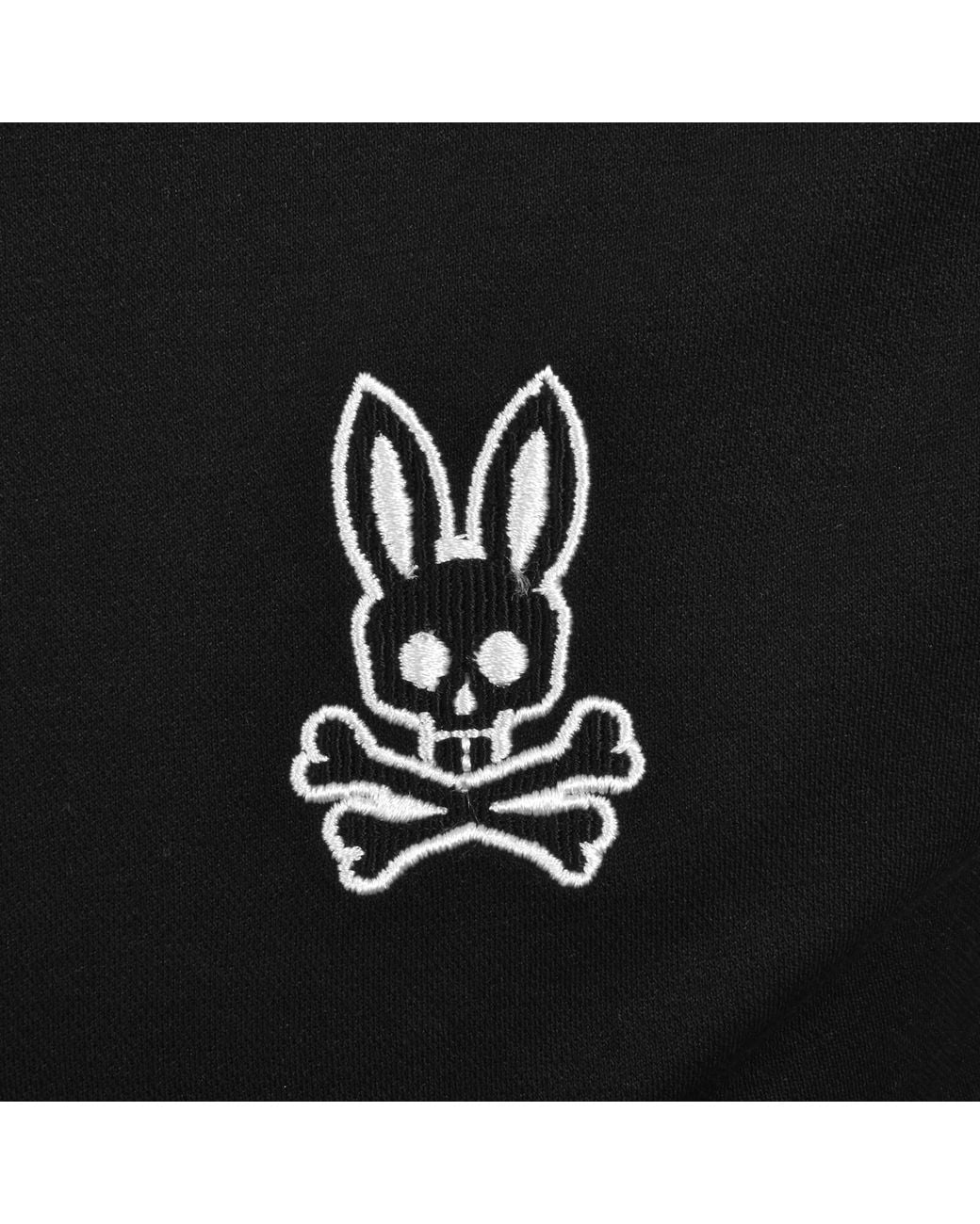 Psycho Bunny Black Ridley Polo T Shirt for men