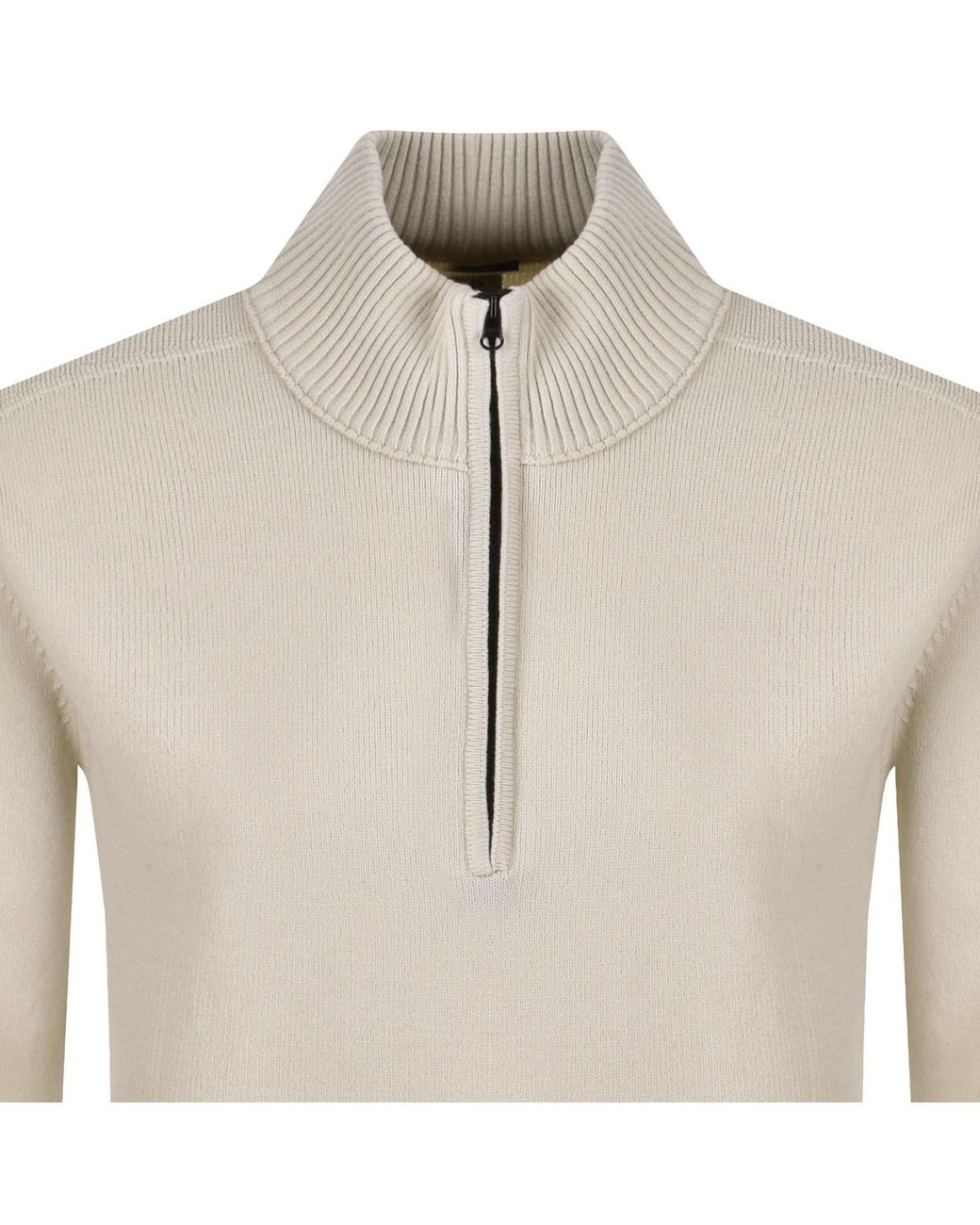 C P Company Natural Cp Company Merino Wool Jumper for men