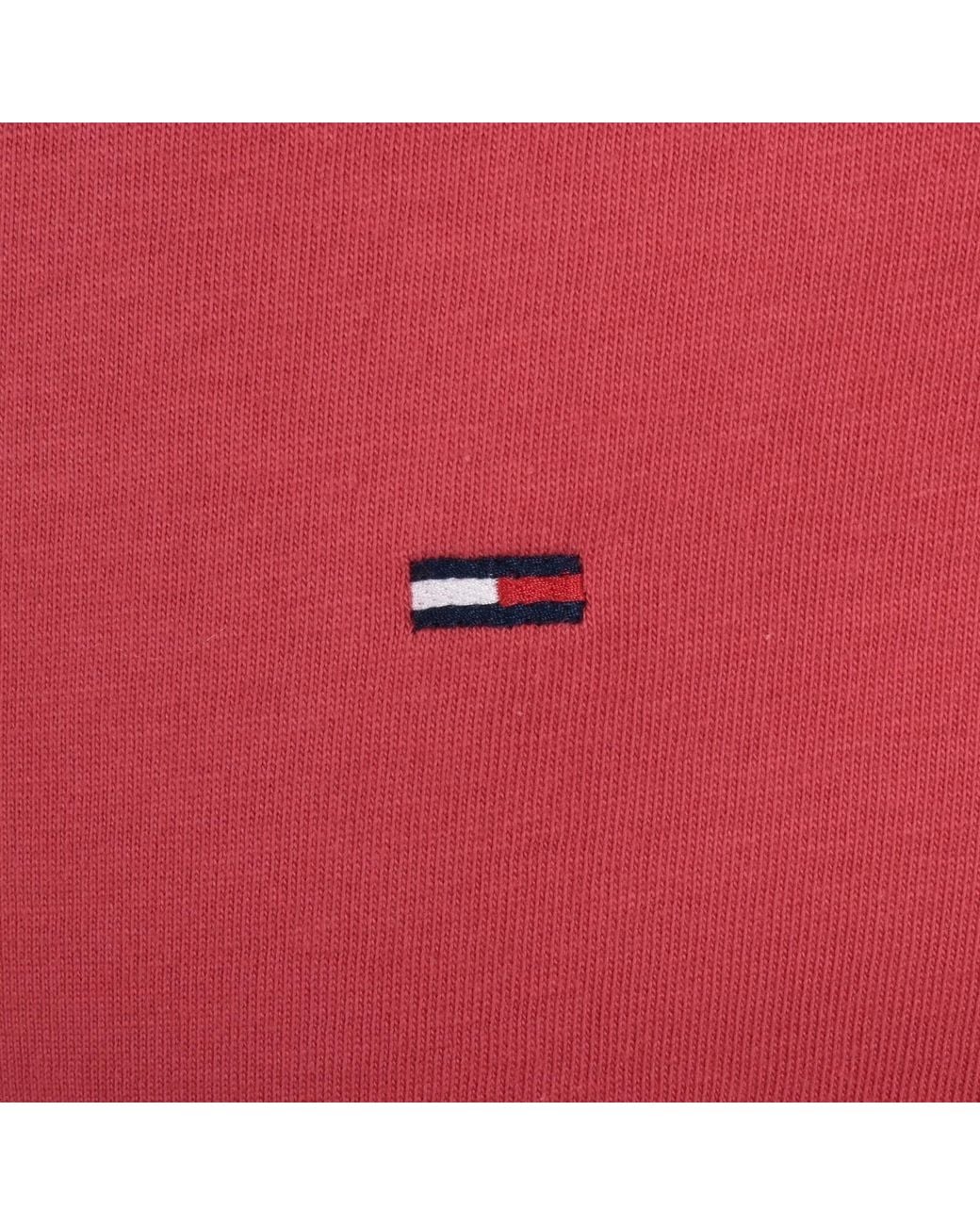 Tommy Hilfiger Red Flag Logo T Shirt for men