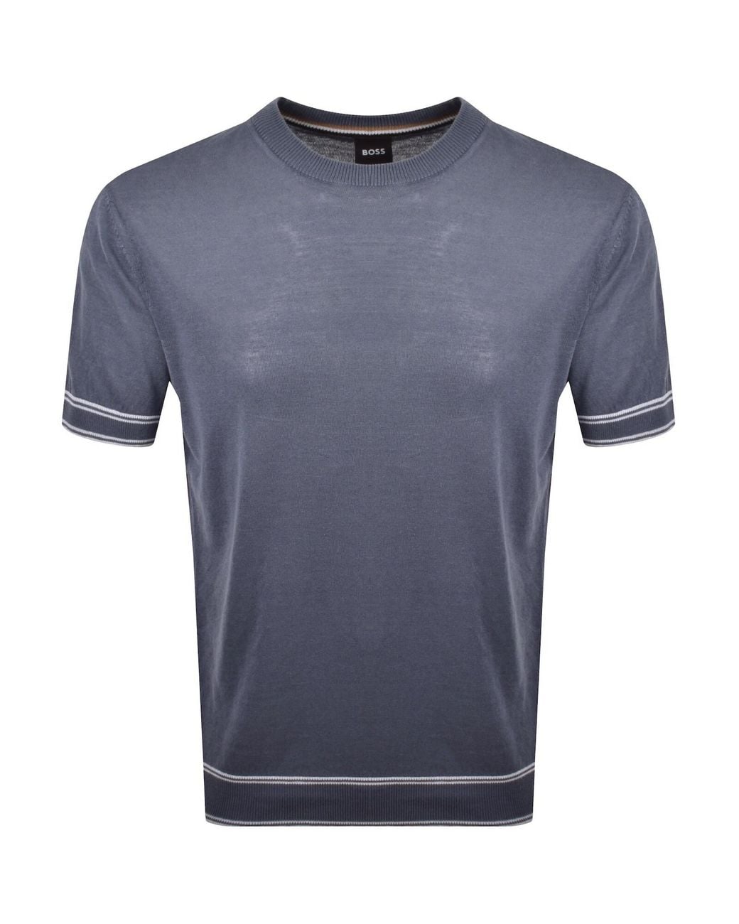 BOSS BUSINESS Blue Boss Norberto Knit Jumper Open for men