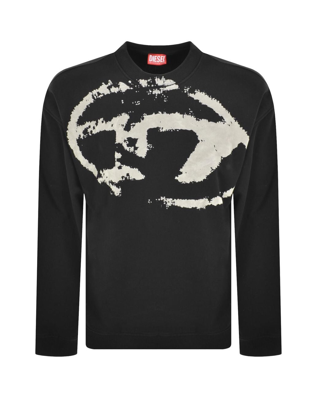 DIESEL Black Boxt N5 Sweatshirt for men
