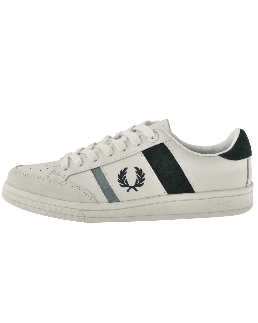 Fred Perry Natural B725 Leather Trainers for men