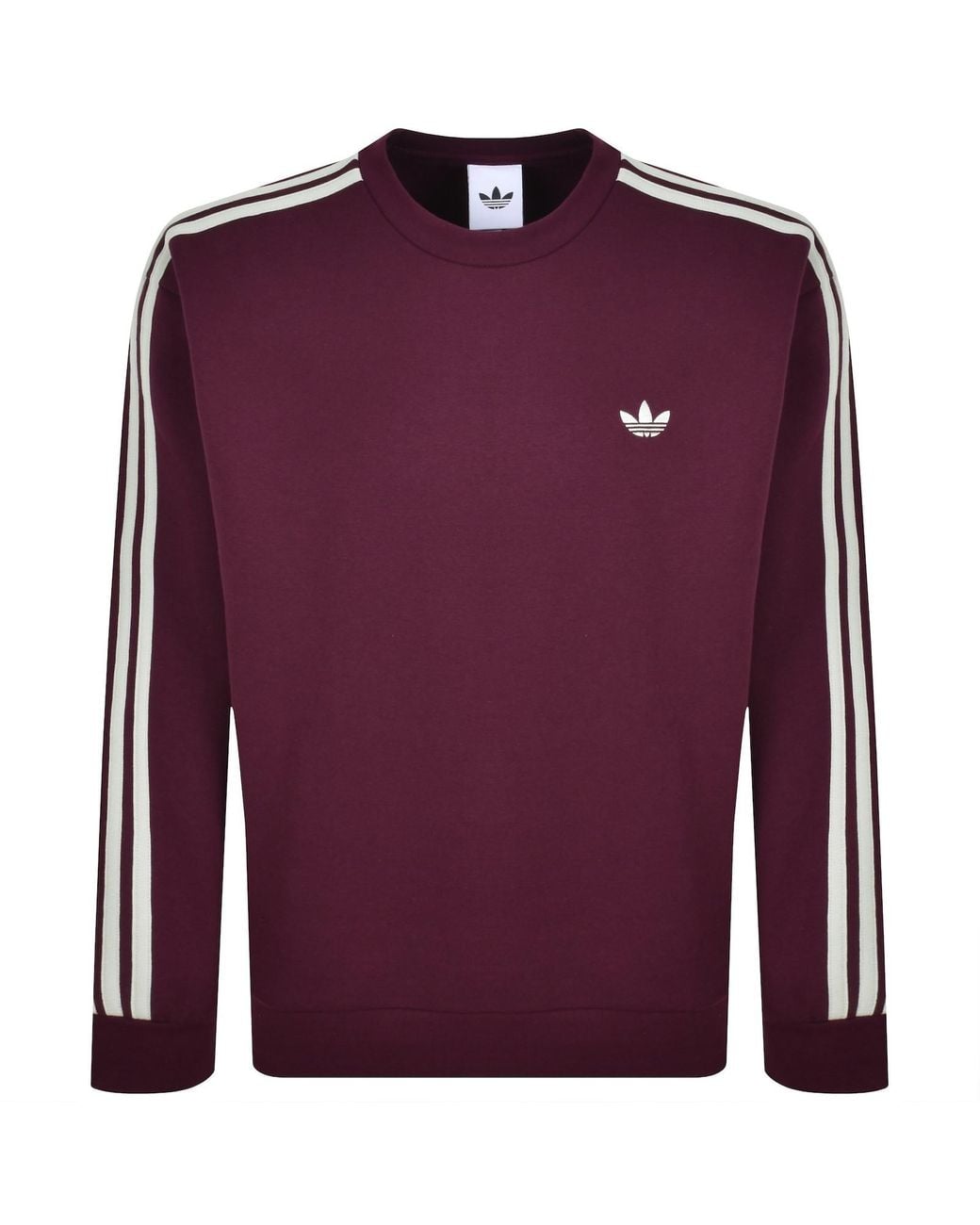 Adidas Originals Purple Logo Sweatshirt for men