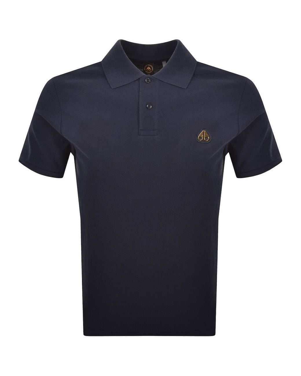 Moose Knuckles Blue Everett Polo T Shirt for men