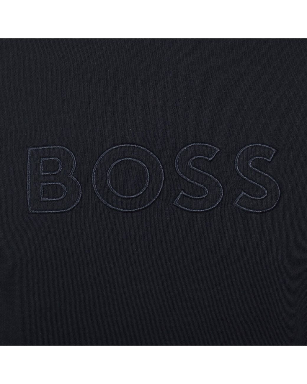 Boss Blue Boss We Logo Sweatshirt for men