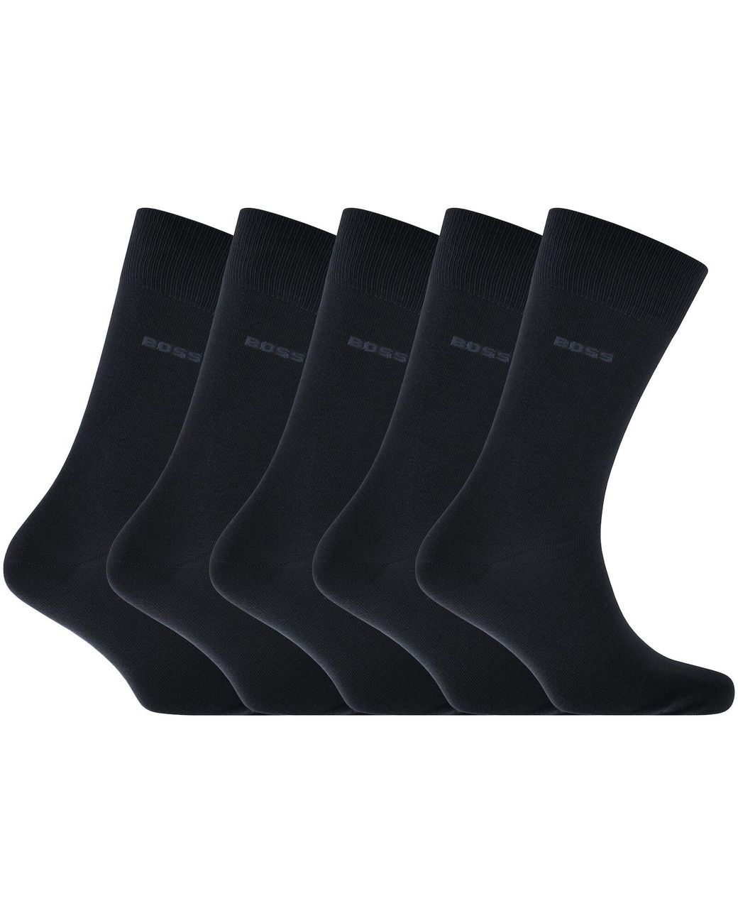 BOSS BUSINESS Blue Boss 5 Pack Paul Crew Socks for men
