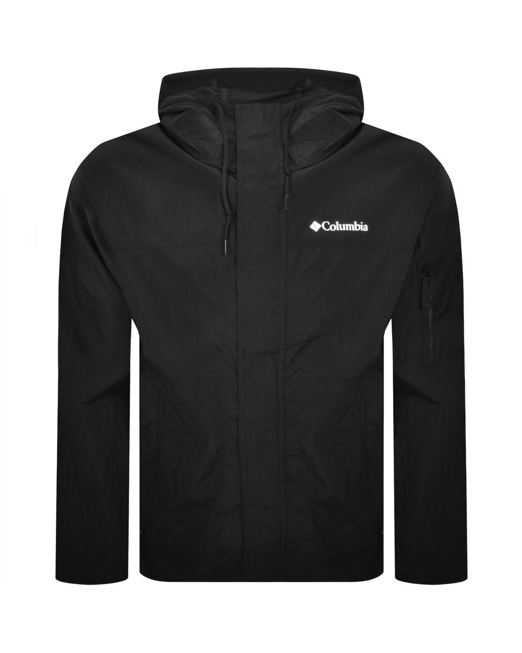 Columbia Black Challenger Ii Windbreaker Jacket for men