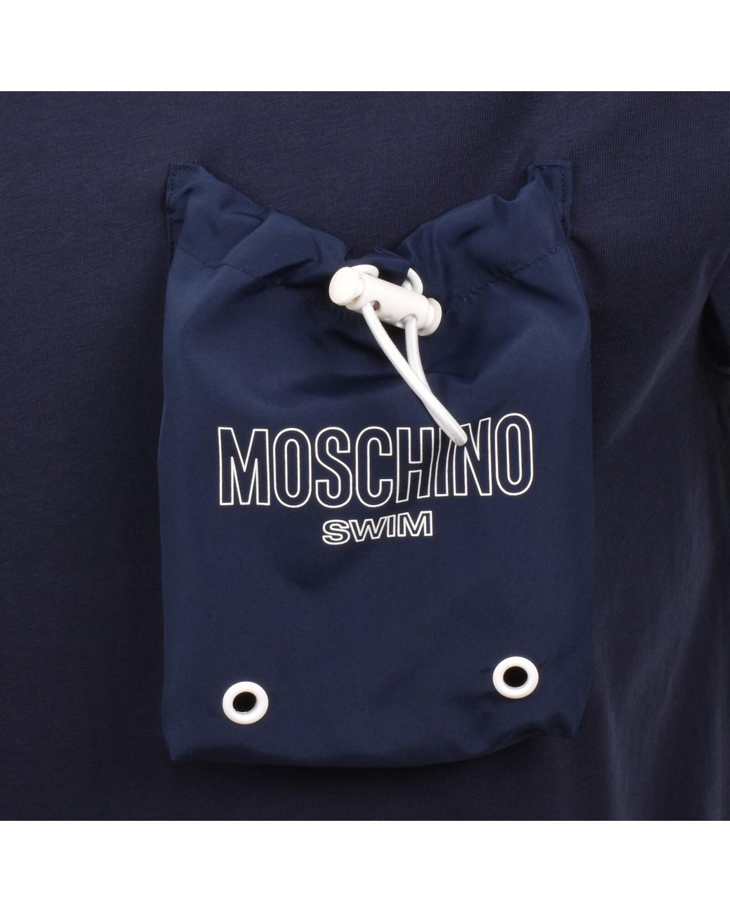 Moschino Blue Swim Pocket T Shirt for men