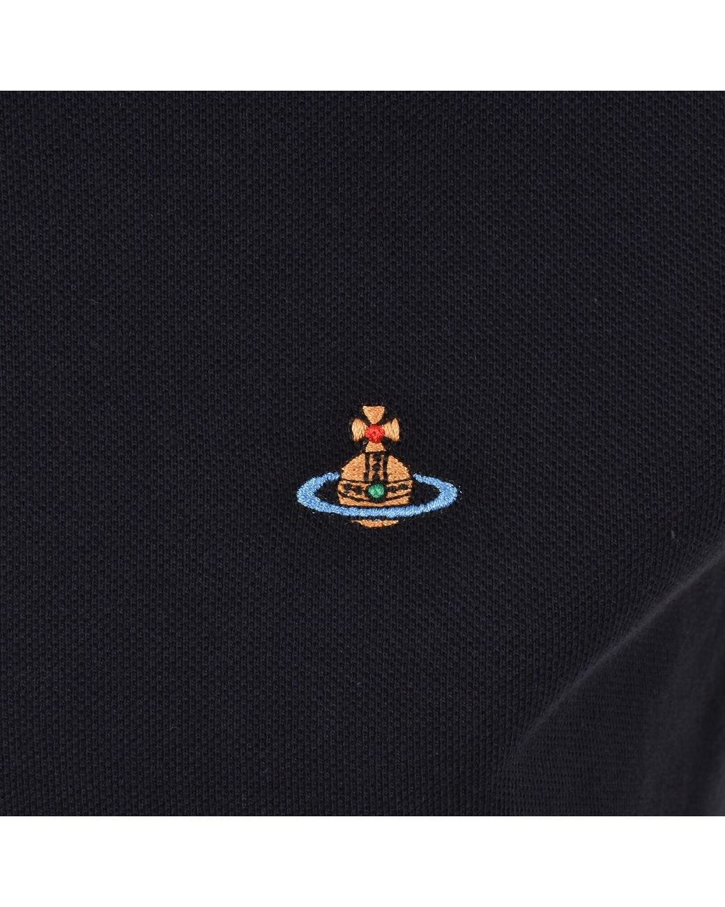 Vivienne Westwood Black Classic Polo for men