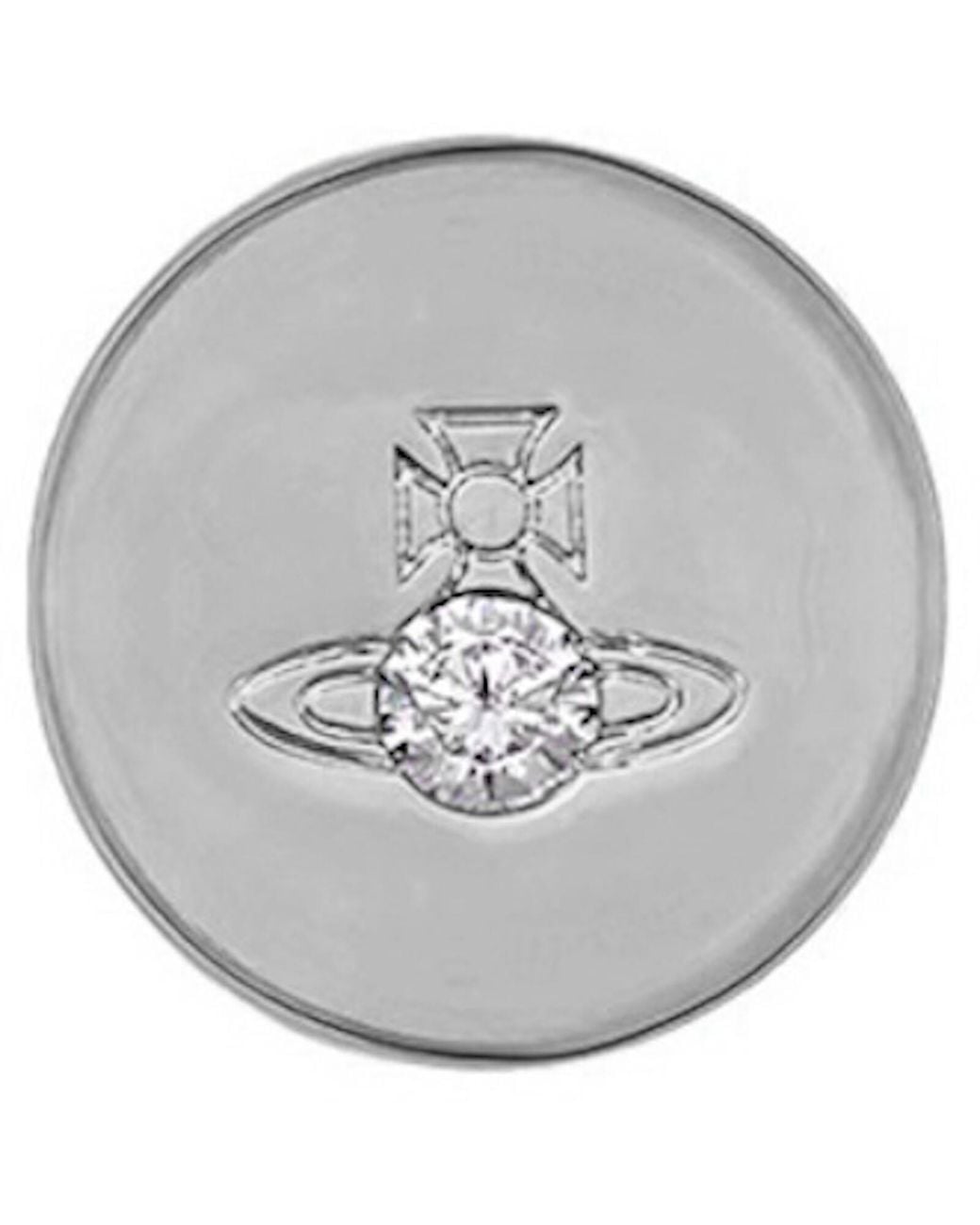 Vivienne Westwood Gray Lewis Single Stud Earring for men